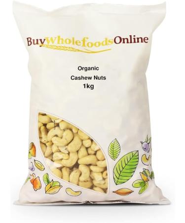 Organic Cashew Nuts 1kg (BWFO) - Buy Online on GoSupps.com