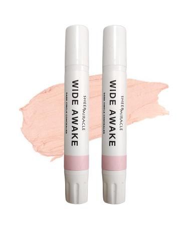 2-PACK Wide Awake Dark Circle Concealer Under Eye Brightener - Vegan, Organic & Cruelty-Free (2g x 2) - Buy Online on GoSupps.com