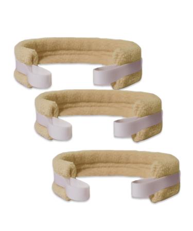 3 Piece Tracheostomy Tube Holder Adjustable Tracheotomy Intubation Securement Tape Tracheotomy Securemen Reusable Tracheotomy Tie for Post Neck Surgery (Khaki)