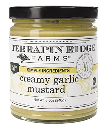 Terrapin Ridge Farms Gourmet Creamy Garlic Mustard  One 8.5 Ounce Jar - Buy Online on GoSupps.com