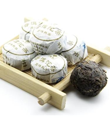 LWXLJMJZC-40pcs Cooked Original Flavor Ripe(shu) Puerh Tea Mini Cake Mini Tuo Cha - Buy Online on GoSupps.com