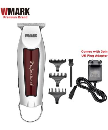 WMARK Professional Barbers Hair Clippers T-Blade Rechargeable Detail Trimmer Zero Gap Beard Outliner Clipper Detailer T-Wide Blade Two Speed 900mAh Battery NG-310 Balding Shaver Baby Hair Cut - Buy Online on GoSupps.com