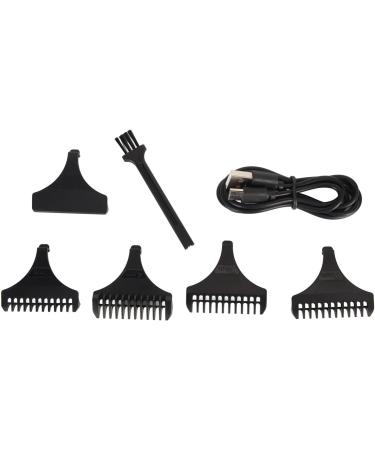 Electric Hair Clipper with LCD Display | USB Rechargeable Portable Trimmer for Barbers & Stylists - 5 Guide Combs Ergonomic Design - Buy Online on GoSupps.com