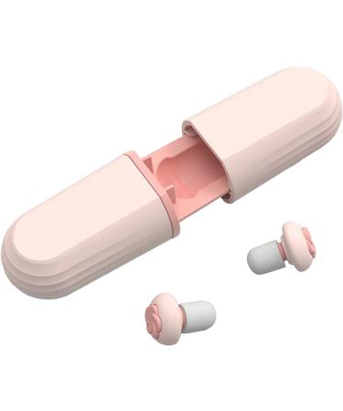 Buy 6 Pairs Pink Noise Reduction Earplugs - Multipurpose Reusable Comfortable Silicone for Sleeping Working & Studying - Buy Online on GoSupps.com
