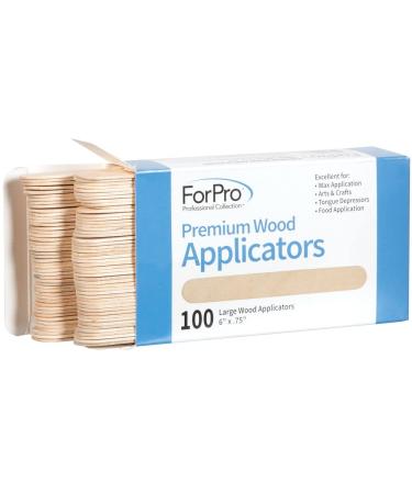 ForPro Premium Wood Applicators - Non-Sterile Hair Removal Waxing Sticks 100-Count - Buy Online on GoSupps.com