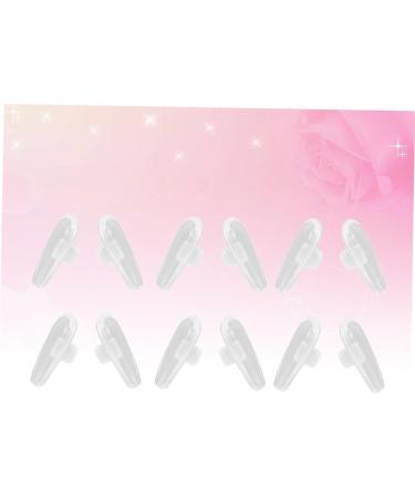 12 Pairs White Nose Pads for Eyeglasses - Comfortable & Durable Card Slot - 1.50x0.50x0.10 CM - International Shipping Available - Buy Online on GoSupps.com
