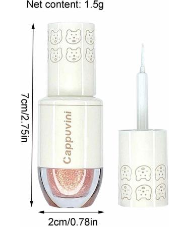 Bowling Liquid Eyeshadow Highlighter Silkworm Sparkly Bowling Eyeshadow | 0.05oz Eye Makeup Watery Texture Face Body Set Brighten Highlight Sritob 06 - Buy Online on GoSupps.com