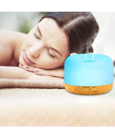 Retoo Aroma Diffuser - 300ml Ultrasonic Humidifier & Essential Oil Diffuser with 12 LED Colors for Home Office Yoga & Spa - Buy Online on GoSupps.com