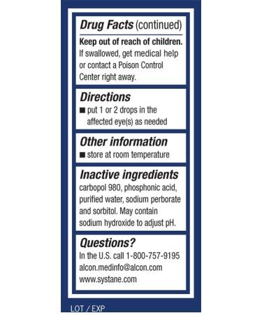 Systane Lubricant Eye Gel Nighttime 0.35 fl oz - Pack of 1 - Buy Online on GoSupps.com