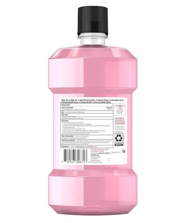 Buy Listerine Total Care Zero Anticavity Mouthwash Fresh Mint - Pack of 3 (1L/33.8fl Oz) | International Shipping Available - Buy Online on GoSupps.com