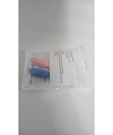 CLdy Baby Biting Toys - 2 BPA-Free Silicone Teething Rings for Babies 3 Months+ - Soft & Stimulating Toothbrush Aid in Blue & Pink - Buy Online on GoSupps.com