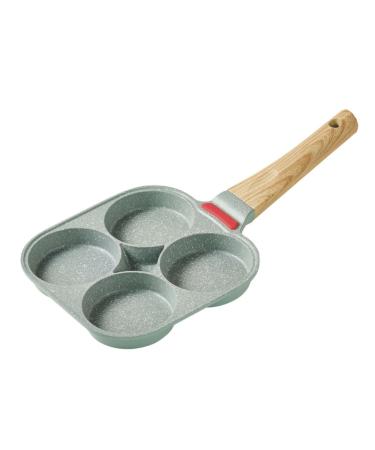 SHOWERORO 1Pc pan Kitchen Griddle Wok for Induction cooktop Non Stick cookware stovetop Griddle Non Stick Egg Cooking Pot Cooking Utensil Fried Eggs Omelette Plate Oven bakeware Egg Boiler