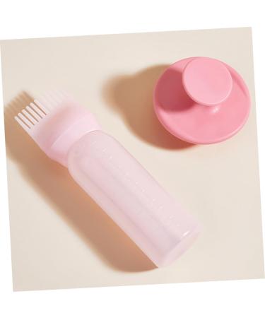 Ipetboom 2 Sets Hair Dye Bottle Hair Color Brush Oil Hair Dye Brush Hair Color Applicator Bottle Hair Coloring Applicator Hair Rinse Scalp Applicator Bottle Root Modeling Comb Plastic Pink - Buy Online on GoSupps.com