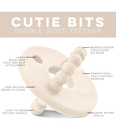 Ryan and Rose Cutie Bit Teether - Ivory | Top-Quality Teething Relief - Buy Online on GoSupps.com