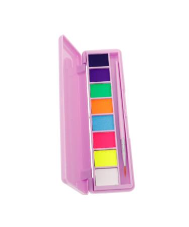 Outanaya 1 Set Graphic Liner Powder Eyeshadow Palettes Water Activated Face Paints Neon Face Paints 1 count (Pack of 1) Multi