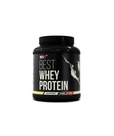 MST Best Whey Protein with DigeZyme by MST Nutrition | Protein Powder | Low Sugar | Made in Germany (Banana Yogurt 510 g)