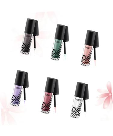 Beavorty 6pcs shimmer eyeshadow glitter liquid eyeliner shiny eyeshadow eye shadow liquid eyeshadow flash - Buy Online on GoSupps.com