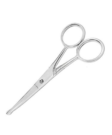 OdontoMed2011 Nose Hair Trimmer Scissors - Round Tip For Ear, Eyebrow, Beard & Mustache Trimming