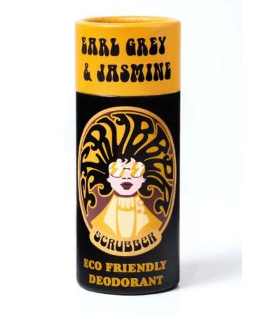 Scrubber Eco Friendly Vegan Natural Earl Grey & Jasmine Deodorant Stick in 100% Recyclable Tube