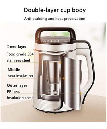 KLJGNCKM 1.2L Automation Soy Bean Milk Machine Soyquick Jam Milk Shake Porridge Grain Grinding Machine Juicer Without Filter - Buy Online on GoSupps.com