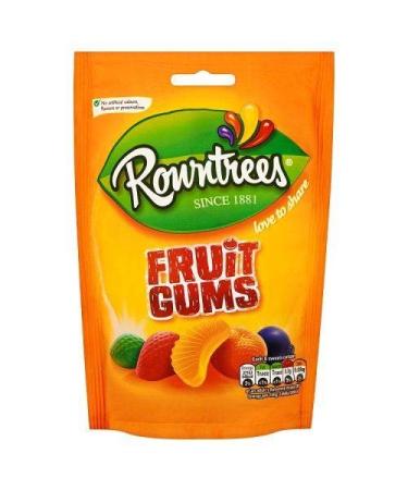 Rowntrees Gomme au Fruits - 120 g - Lot de 6