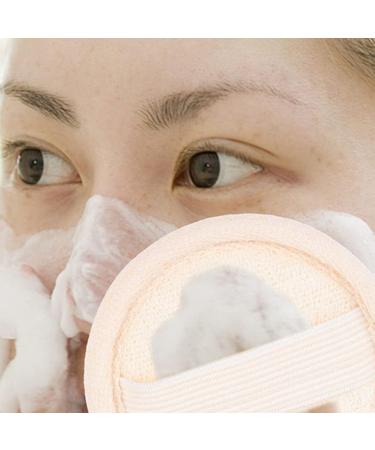 FRCOLOR Face Scrubber Set - 4pcs Exfoliating Loofah Pad for Bath & Shower - Natural Sponge Brush for Men & Women - Beige Skin Care Tools - Buy Online on GoSupps.com