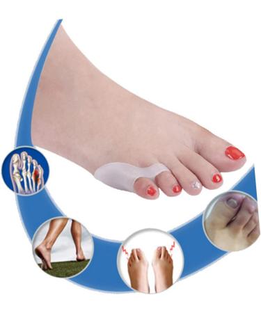 2pcs Silicone Gel Curly Gel Tailors Bunion Toe Spreaders - Bunions & Hammer Toe Separators for Orthotic Straightening and Protection - Men's Isolation - Buy Online on GoSupps.com