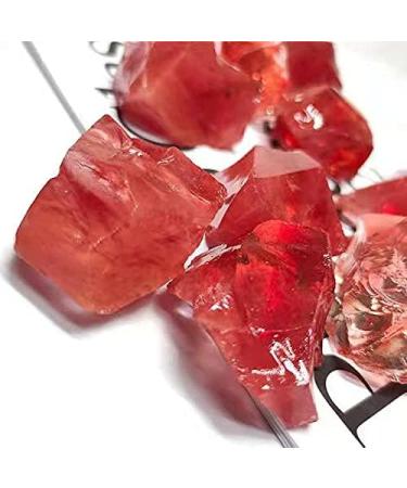 red Smelting Stone raw Quartz unpolished Crystal Rough Stone for Home Decor 500g Stone Mineral Specimen - Buy Online on GoSupps.com