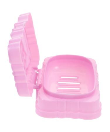 Ciieeo 1pc Box Soap Holder Travel Bar Soap Container Travel Soap Container Soap Cases Bathroom Oragnizer Soap Dish Holder Flower Pattern Soap Dish No Punching Soap Box Water Filter