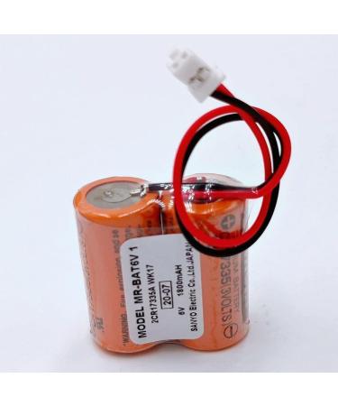 Buy 2 Pack 6V 1800mAh MR-BAT6V1 2CR17335A WK17 PLC Battery for Mitsubishi M80 Driver MR-J4 Servo System - International Shipping Available - Buy Online on GoSupps.com