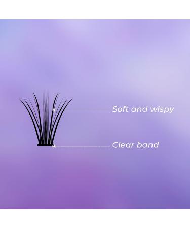 MAEXUS 240 Clusters 40D C Curl Mega Volume Wispy Eyelash Extensions DIY Kit - 0.07D 9-16mm Mix - Buy Online on GoSupps.com