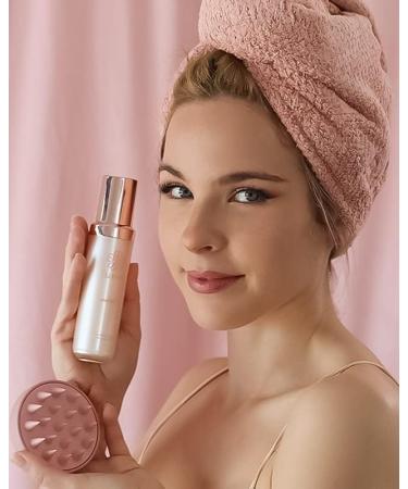  Ellenity Luxury Hair Booster Set Visibly More Growth & Less Hair Loss Made in Switzerland | Vegan | Hormone Free | 50ml Hair Growth Booster Scalp Massage Brush Quick Dry Turban - Buy Online on GoSupps.com