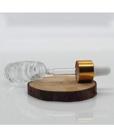 4PCS Empty Clear Refill Essential Oil Glass Vial Dropper Bottle Jars with White Rubber Cap Makeup Cosmetic Sample Storage Holder Container Pots for Perfume Aromatherapy(100ml/3.4oz) - Buy Online on GoSupps.com