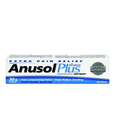 ANUSOL Plus Hemorrhoidal Ointment Treatment 30 g Tube