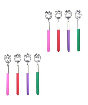 Beaupretty 8 STK back massage gear made of metal care hand massage devices puller stainless steel cookie cutter reindeer back scratch made of metal claw scratched handbook tool spatula Miss mx2pcs such as shown