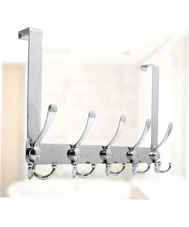 Hooks for Hats Wall Hooks for Coats Stainless Steel Hangers Over The Door Towel Rack Over The Door Robe Hook Over The Door Hook Rack Coat Hook Clothes Coats Organize Hook Clothing - Buy Online on GoSupps.com