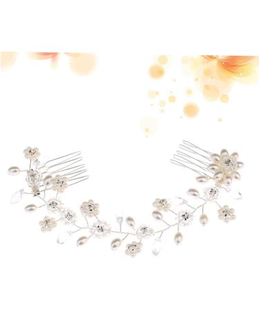FRCOLOR Bridal Comb Pearl Hair Clip Side Hair Comb Hair Accessories for Women Bridal Hair Clip Hair Clips for Women Headwear for Women Hair Combs Tiara Wedding Hair Pin - Buy Online on GoSupps.com