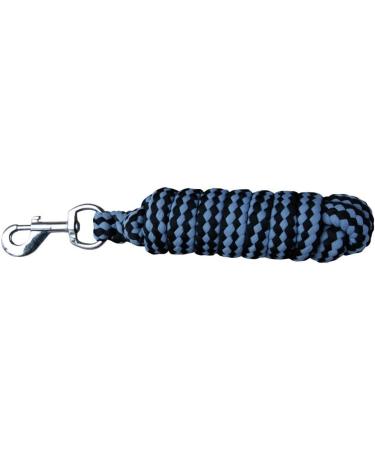 NETPROSHOP Soft Tie Rope Horse Lead Rope with Snap Hook | 1.80m | Black & Light Gray Color Selection | Premium Quality Equestrian Gear - Buy Online on GoSupps.com