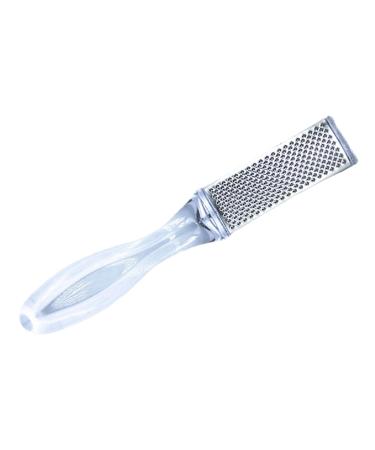 Pedicure File Double Sided Stainless Steel Feet Exfoliator Easy Grip Handle Foot Rasp File for Women Men Foot Care Dead Skin Dry Cracked