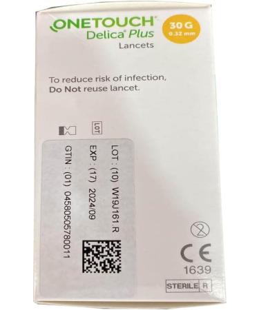 J&D OneTouch Delica Plus 200 Lancets 30G (0.32mm) | High-Quality Lancets - Buy Online on GoSupps.com