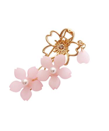 Solustre 2Pcs Cherry Blossom Hair Pins - Elegant Floral Bobby Pins for Weddings & Parties Ideal Hair Accessories & Gift for Women - Buy Online on GoSupps.com