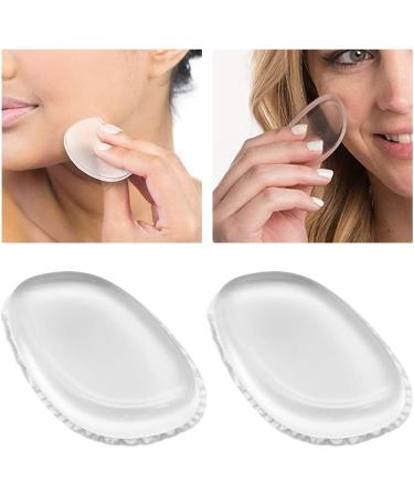 4 Pieces Silicone Makeup Sponge Silicone Makeup Blender Washable Premium Quality Gel Foundation Makeup and Puff for Liquid Primer Foundation Cream Contour or Concealer - Buy Online on GoSupps.com