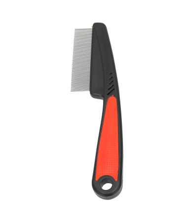 Premium Stainless Steel Lice Comb for Head Lice Removal - Fine Tooth Nit & Flea Comb for Dogs and Cats Non-Slip Grip - Buy Online on GoSupps.com
