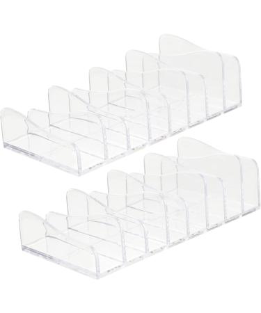 NUOBESTY 8 Pcs Makeup Storage Rack Clear Display Case Divided Purse Organizer Cosmetic Organizers Drawer 17.2X8.5X5.3CMx4pcs Transparentx4pcs - Buy Online on GoSupps.com