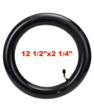 1-Pack 12.5" Scooter Inner Tube 12 1/2 x 2 1/4 Angled Valve Stem 12.5" x 2.25" Tube Compatible with 12.5X1.75 12.5 X 1.95 12.5 X 2.125 12.5 x 2.25 Most Bike/Scooter Tire Tube