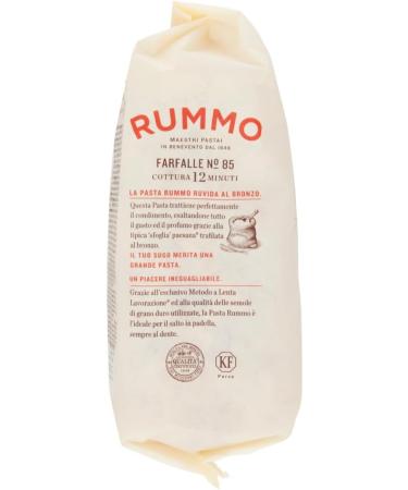  Italian Gourmet E.R. Rummo Farfalle No. 85 Pack of 4 Italian durum wheat semolina pasta 1 kg + Italian Gourmet Polpa di Pomodoro 400 g can - Buy Online on GoSupps.com