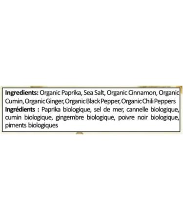 Splendor Garden Organic Moroccan Rub - 35 g - Buy Online on GoSupps.com