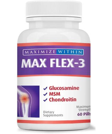 Max Flex-3 Pain Relief Formula with Green Lipped Mussel | 60 ct - Buy Online on GoSupps.com
