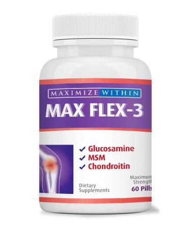 Max Flex-3 Pain Relief Formula with Green Lipped Mussel. 60 ct