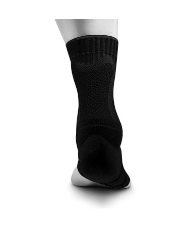 Bauerfeind Sports Achilles Support | Relieves Achilles Pain While Running & Jumping | All Black X-Small - Buy Now - Buy Online on GoSupps.com